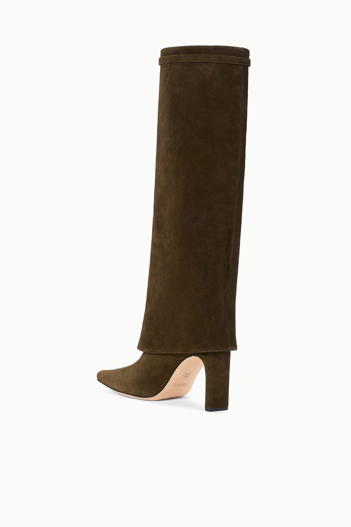 STAUD | Wally Foldover High Heel Boot Truffle