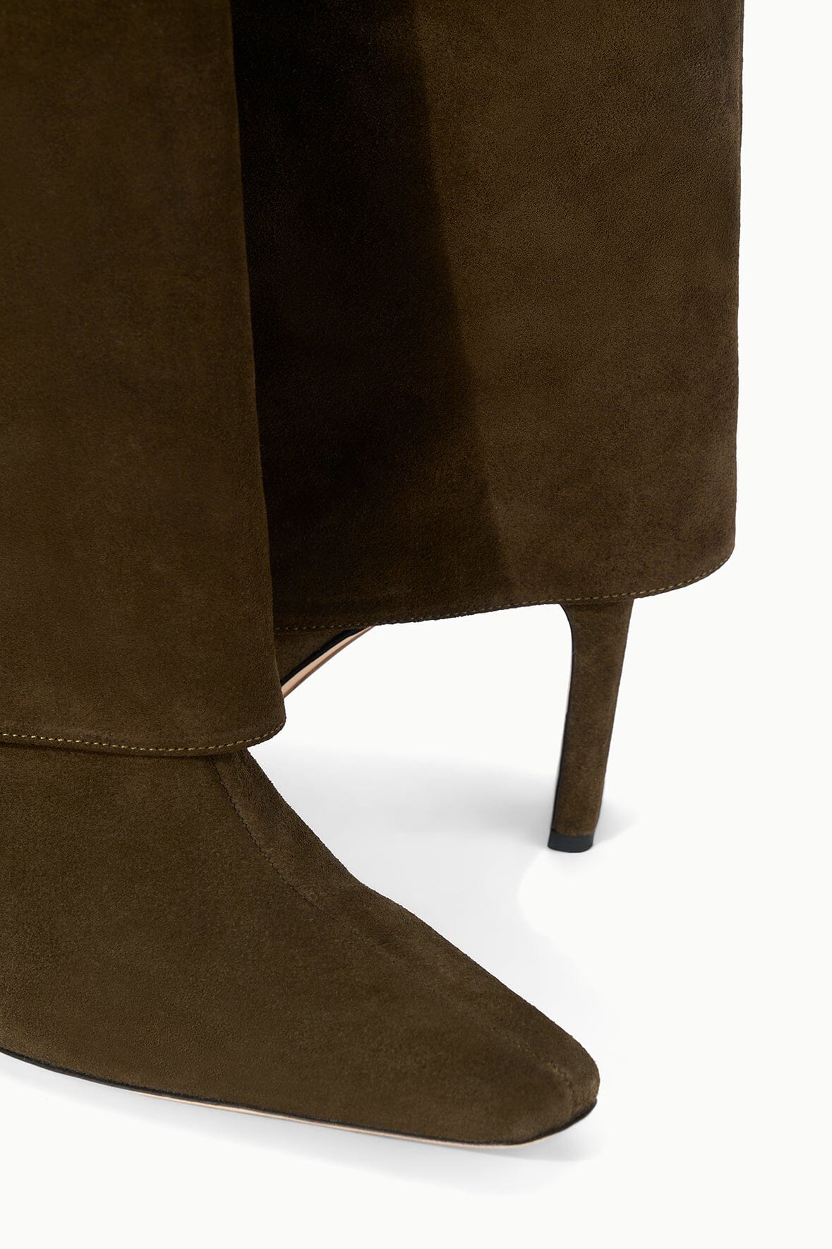 STAUD | Wally Foldover High Heel Boot Truffle