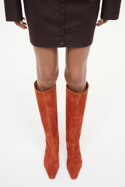 STAUD | Wally Boot Auburn Suede