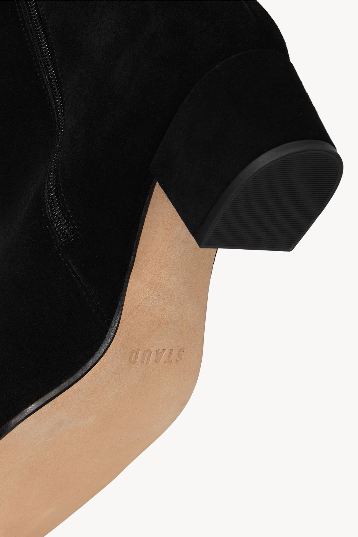 STAUD | Aimee Short Boot Black Suede