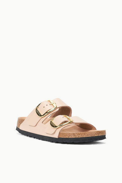 STAUD | Birkenstock Arizona Big Buckle Sandal - High Shine New Beige