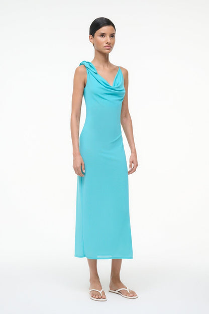 STAUD | Vienna Dress Teal