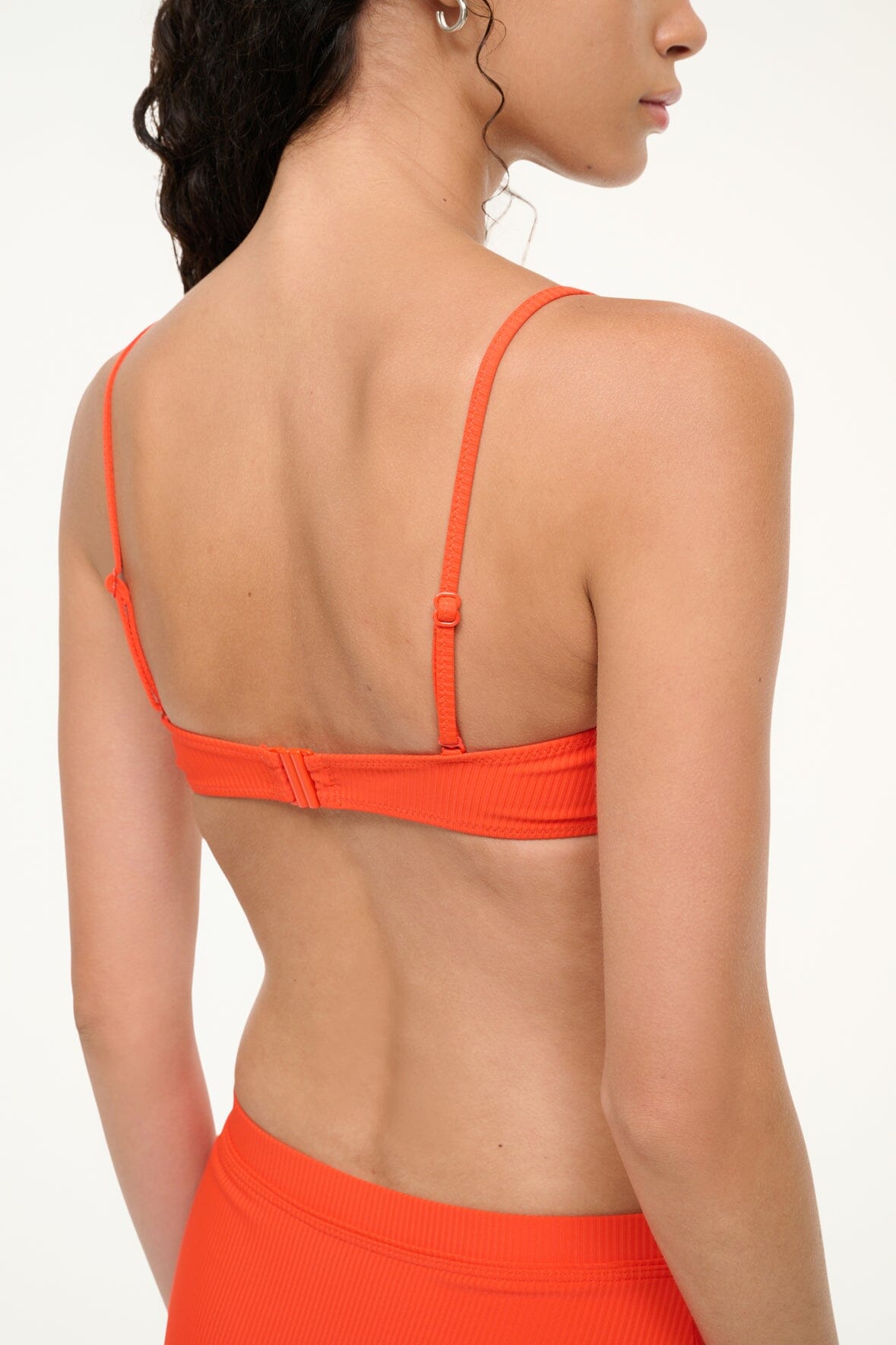 STAUD | Jo Balconette Bikini Top Cayenne