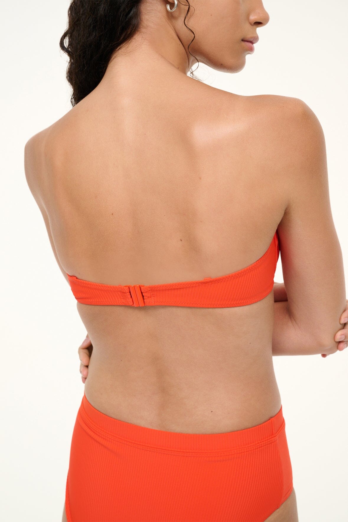STAUD | Jo Balconette Bikini Top Cayenne