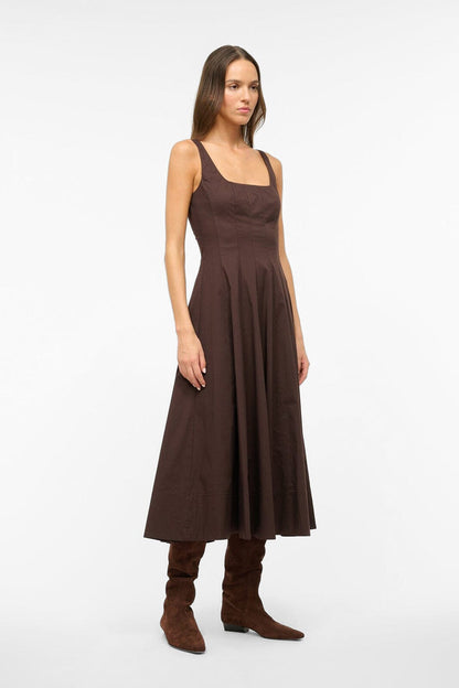 STAUD | Wells Dress Earth 1