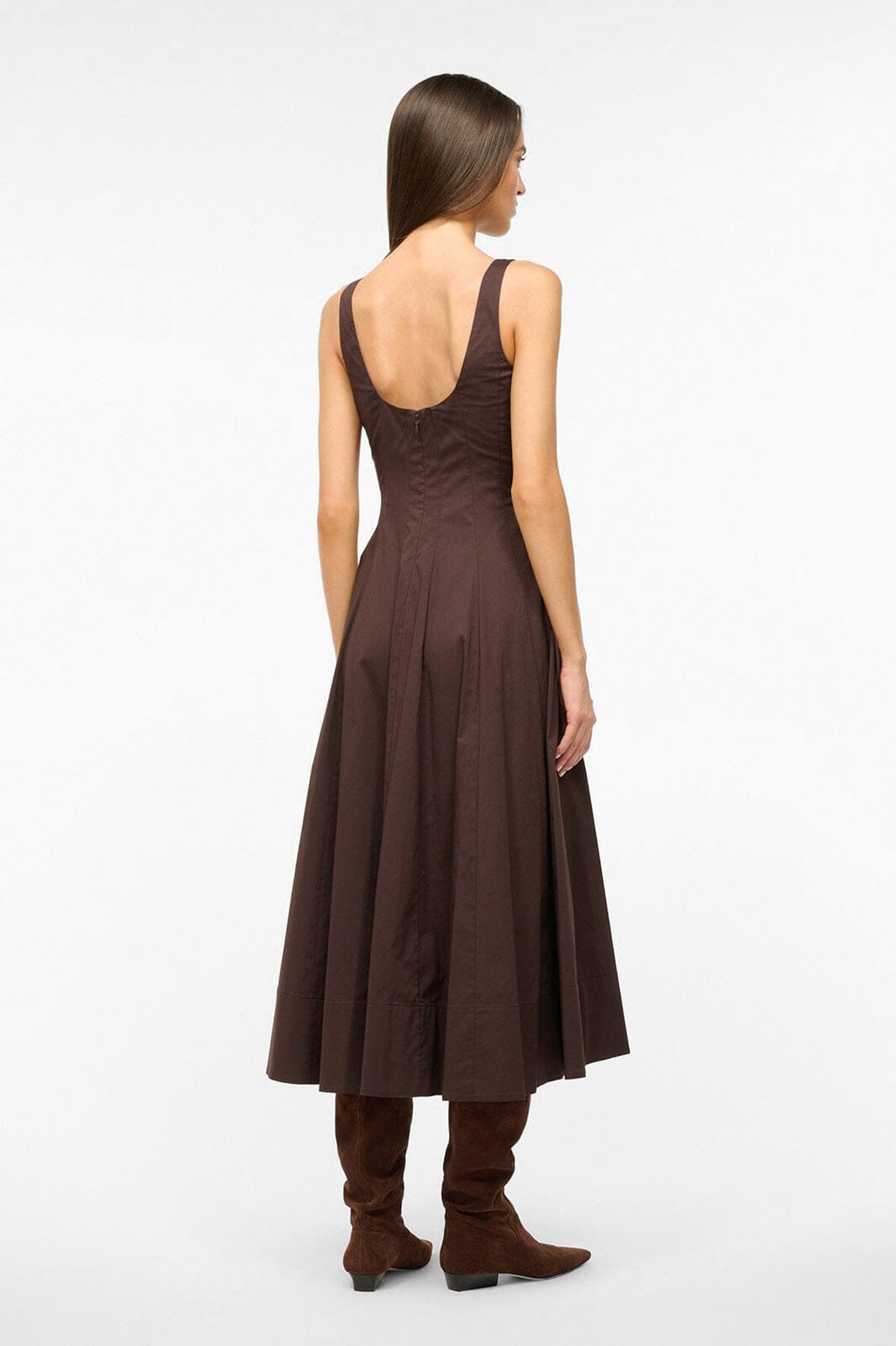 STAUD | Wells Dress Earth 1
