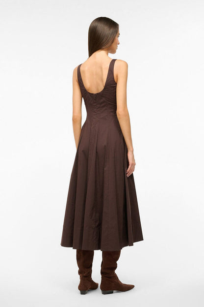 STAUD | Wells Dress Earth 1