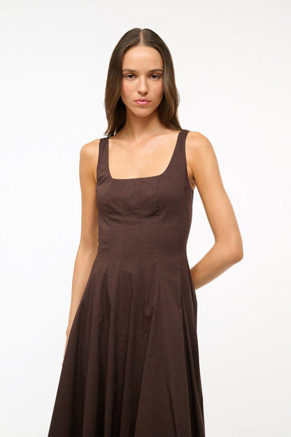 STAUD | Wells Dress Earth 1