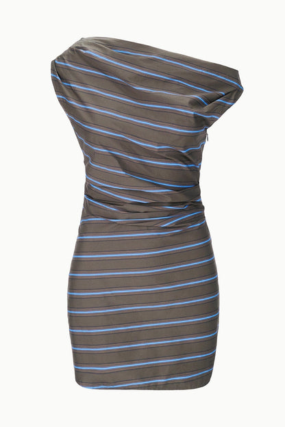 STAUD | Phare Mini Dress Huntington Stripe