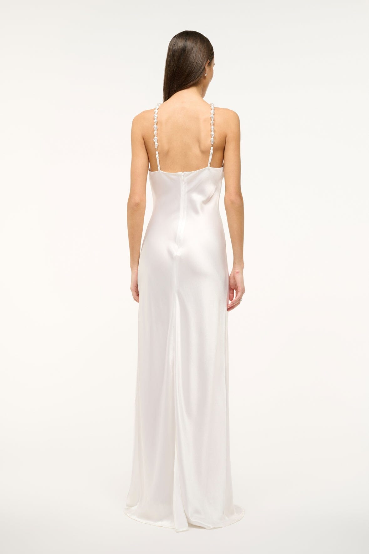 STAUD | Cadence Dress Pearl 1