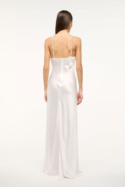 STAUD | Cadence Dress Pearl 1