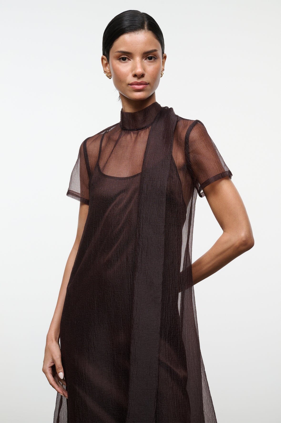 STAUD | Calluna Dress Earth