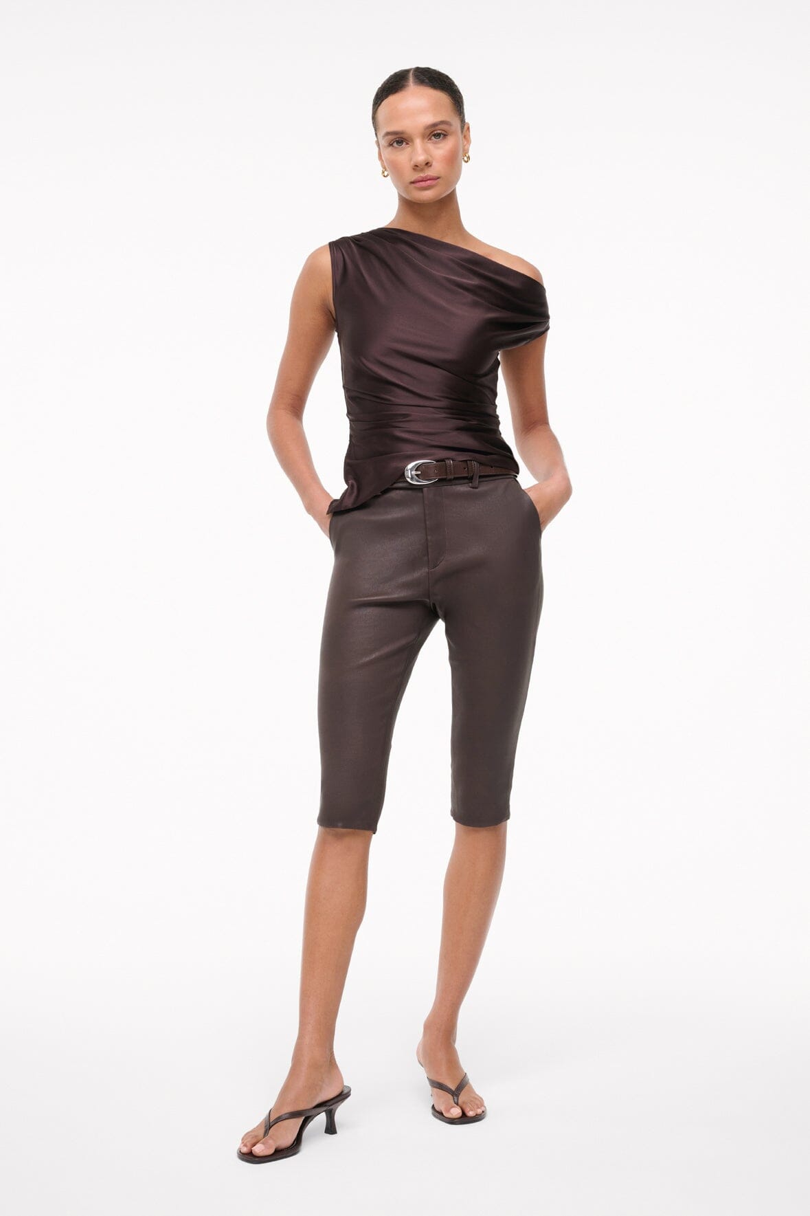 STAUD | Phare Silk Top Earth