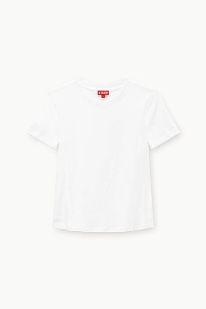 STAUD | Crew Neck T Shirt - White