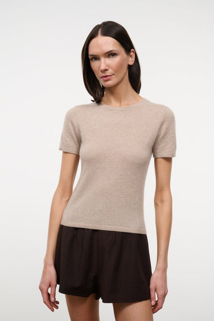 STAUD | Easy Cashmere Tee Stone