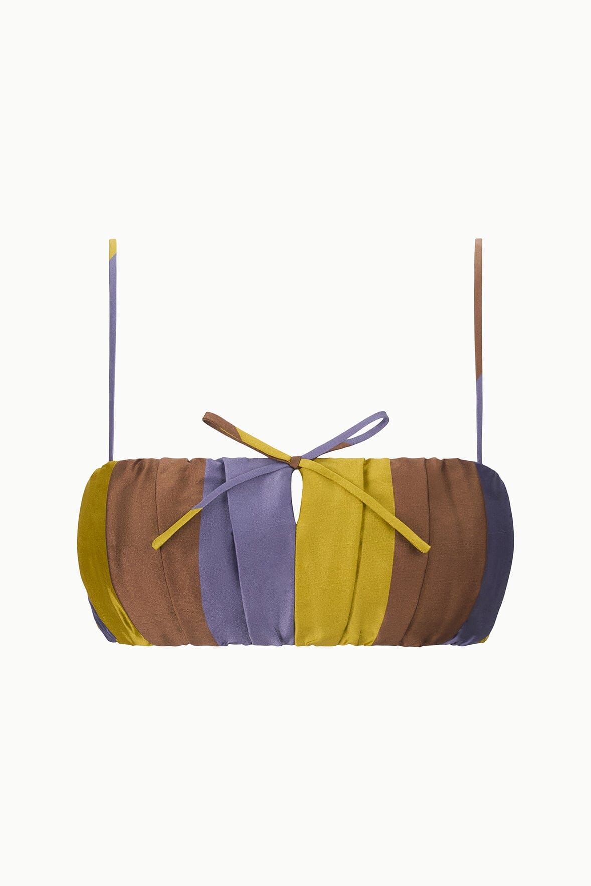 STAUD | Sade Silk Top Sienna Stripe