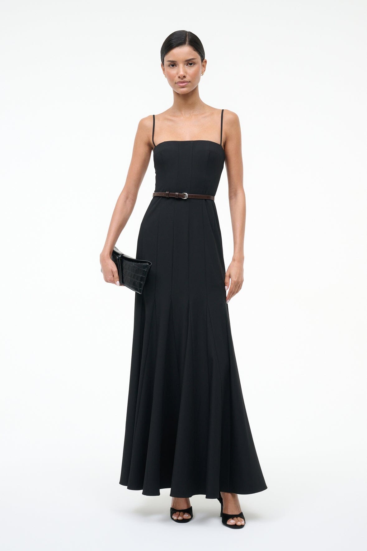 STAUD | Rila Dress Black