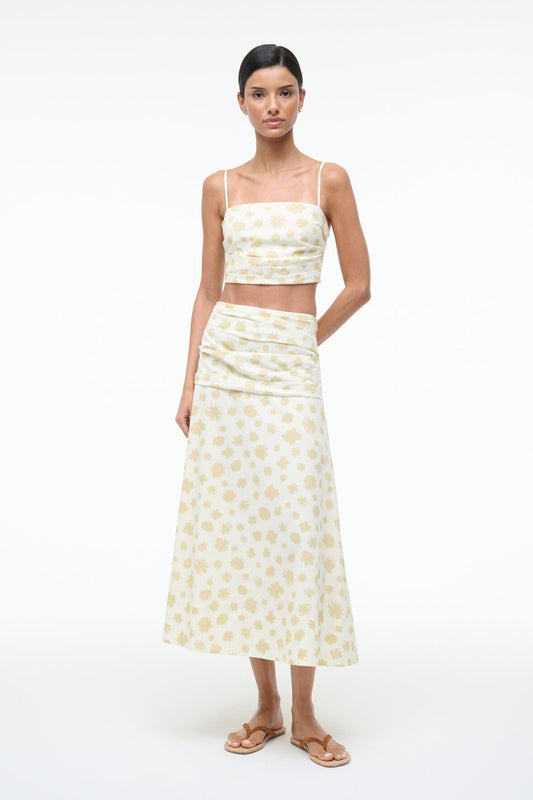 STAUD | Lorenzo Top Meringue Ditsy