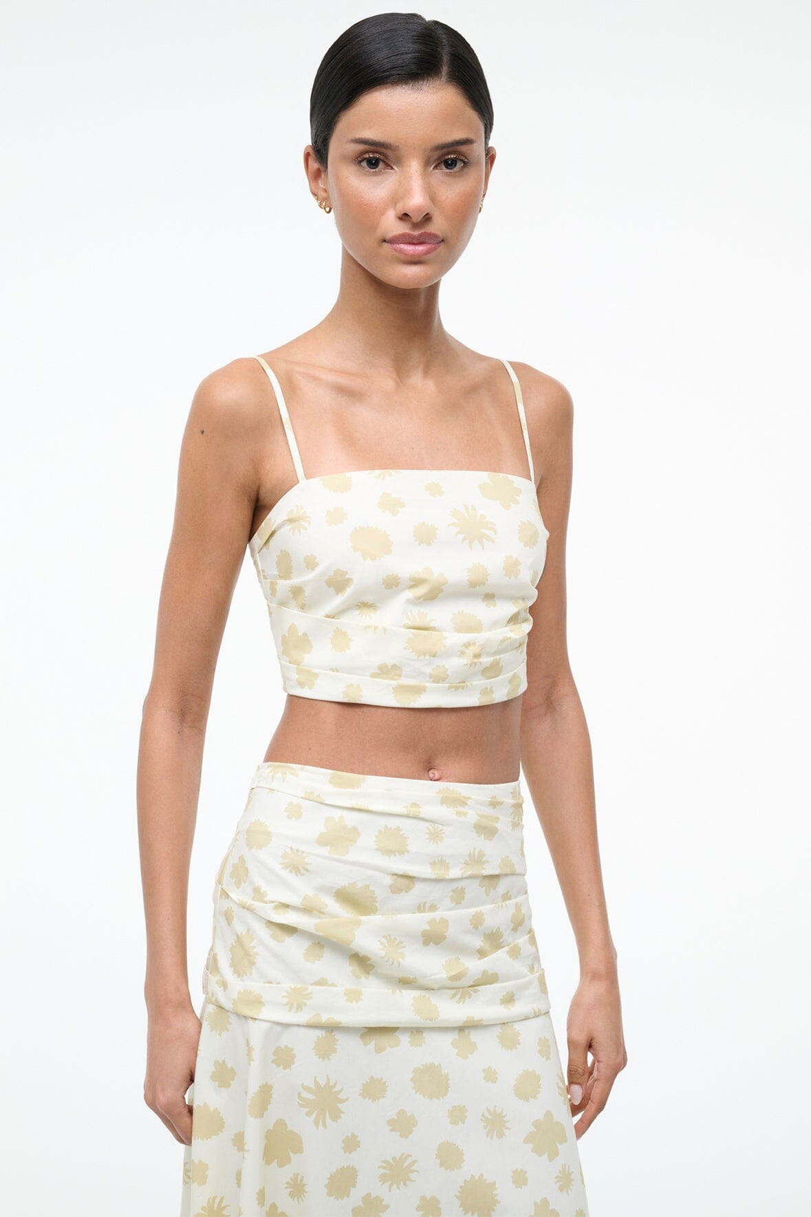 STAUD | Lorenzo Top Meringue Ditsy