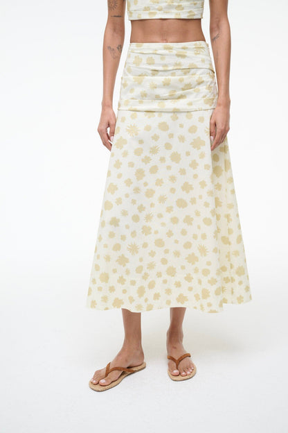 STAUD | Sol Skirt Meringue Ditsy
