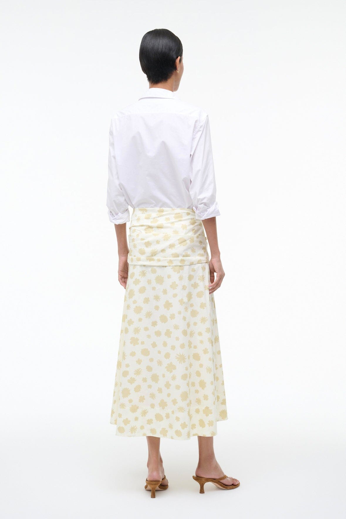 STAUD | Sol Skirt Meringue Ditsy