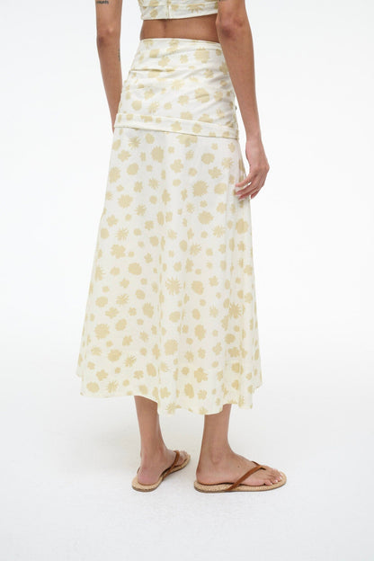 STAUD | Sol Skirt Meringue Ditsy