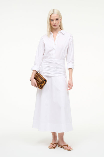 STAUD | Indya Dress White