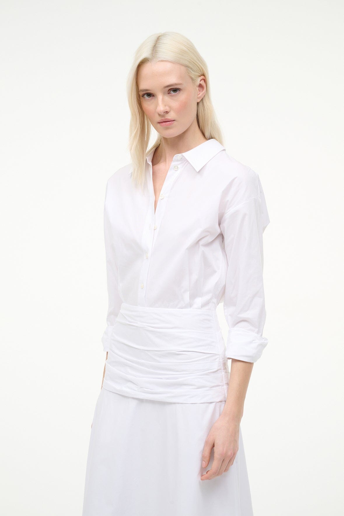 STAUD | Indya Dress White