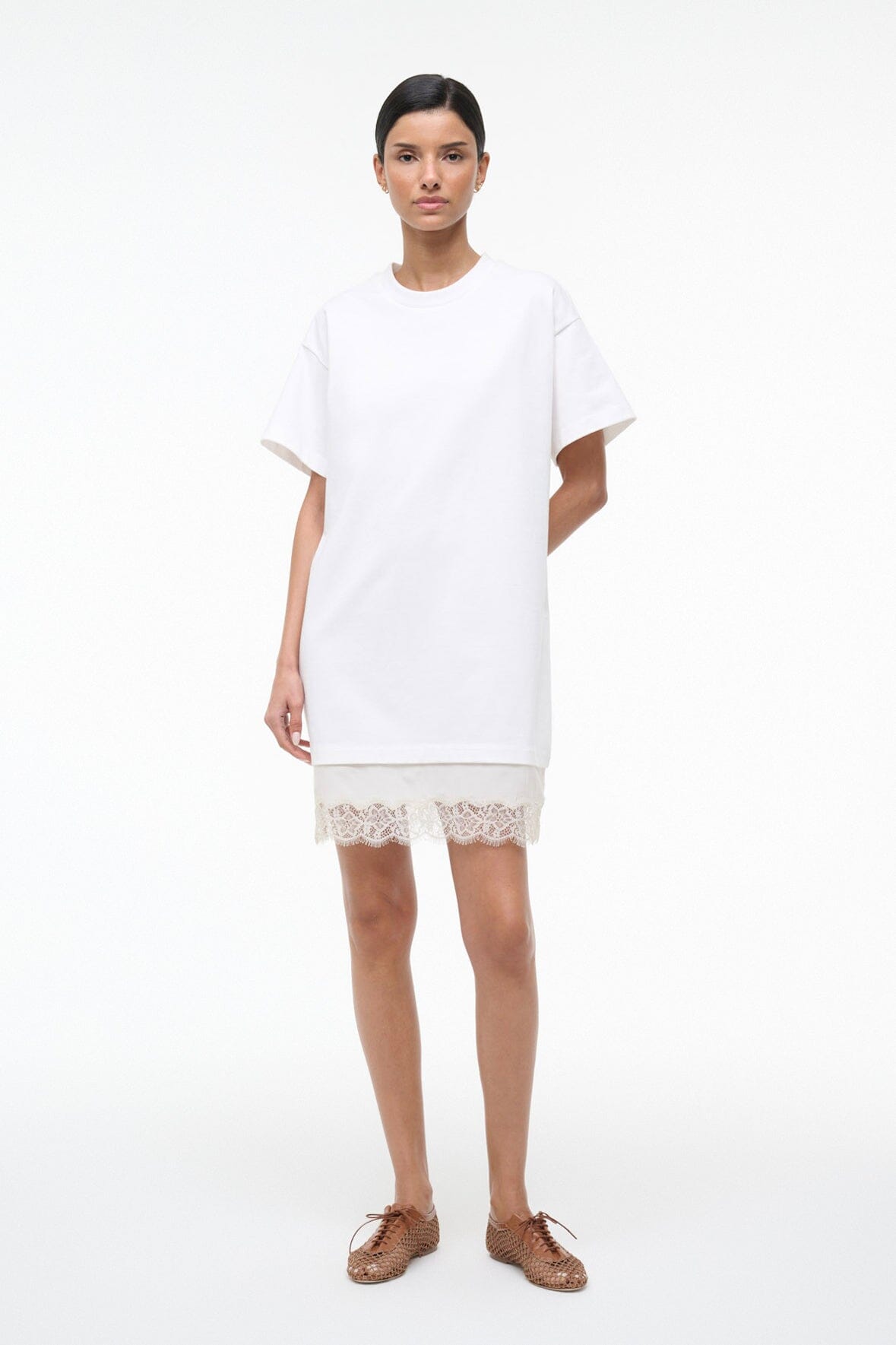 STAUD | Grier Dress Ivory