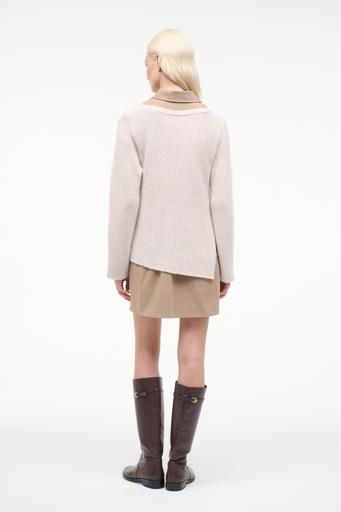 STAUD | Dane Dress Barley Ivory