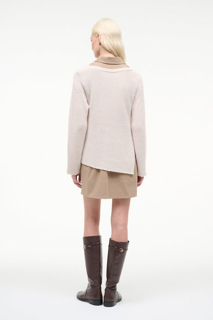 STAUD | Dane Dress Barley Ivory