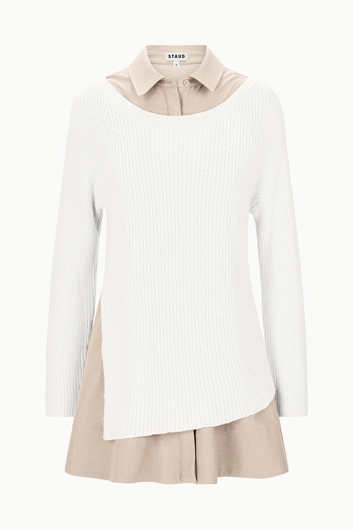STAUD | Dane Dress Barley Ivory