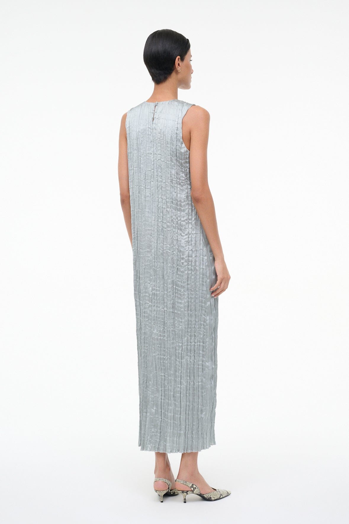 STAUD | Mizu Dress Silver Sage