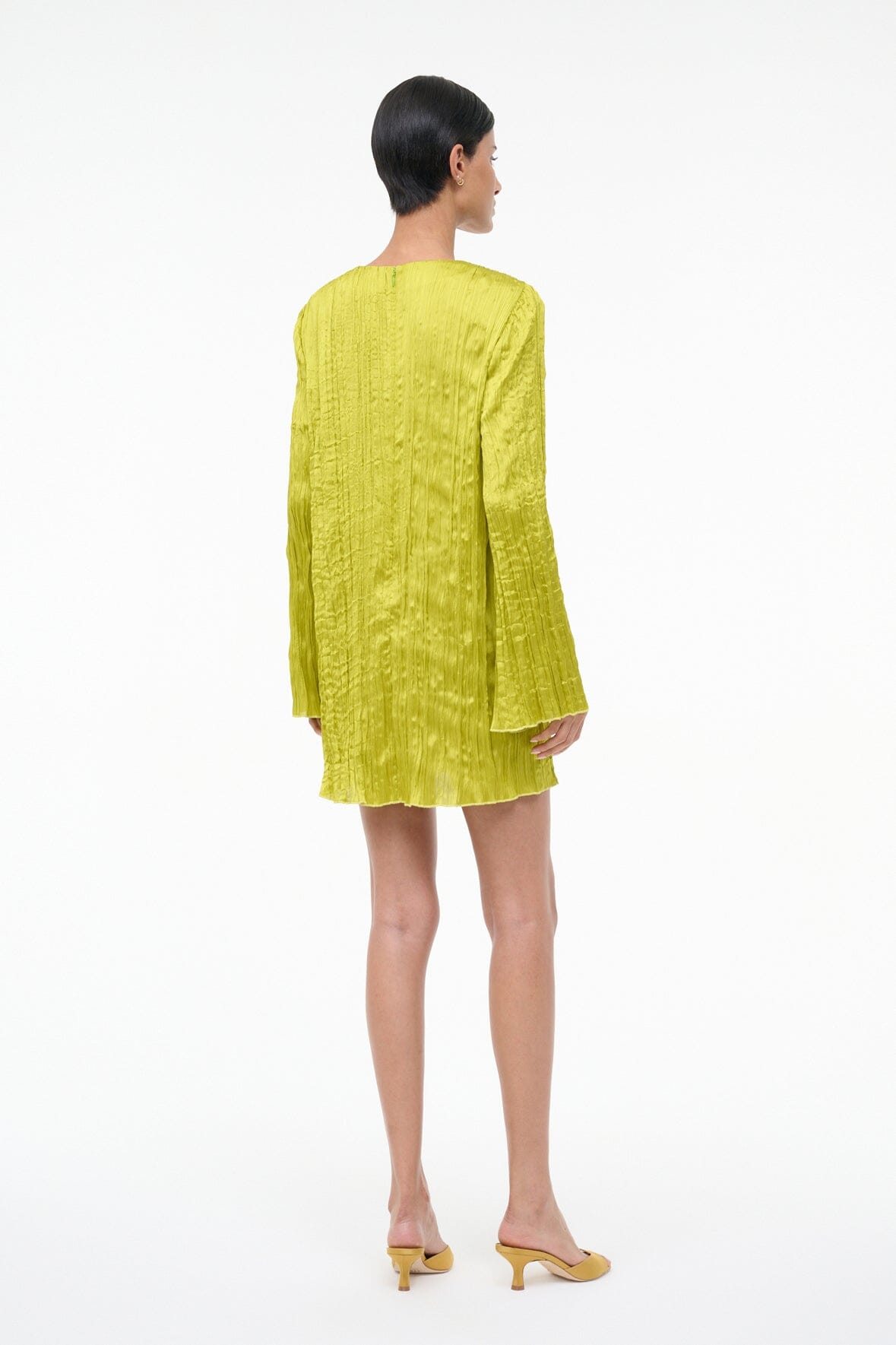 STAUD | Kona Dress Chartreuse