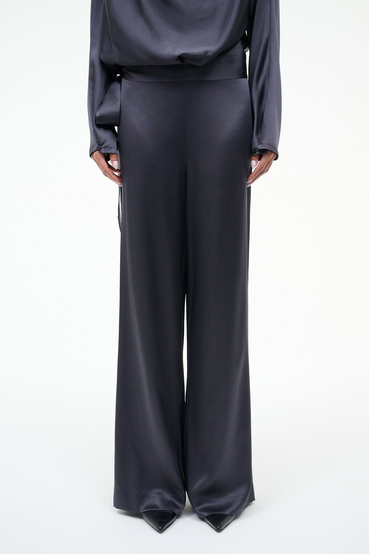 STAUD | Stroll Silk Pant Nocturne
