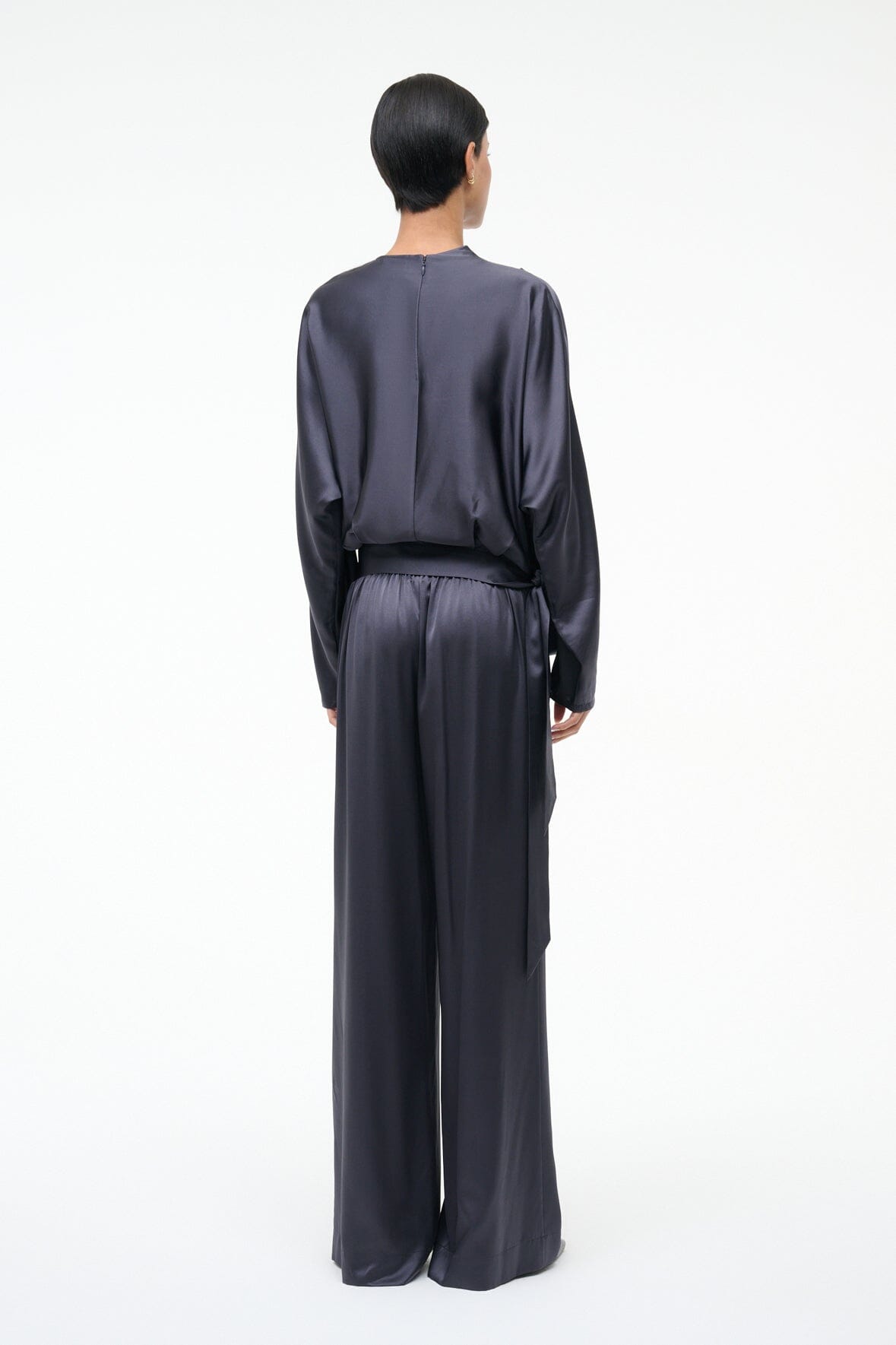 STAUD | Stroll Silk Pant Nocturne