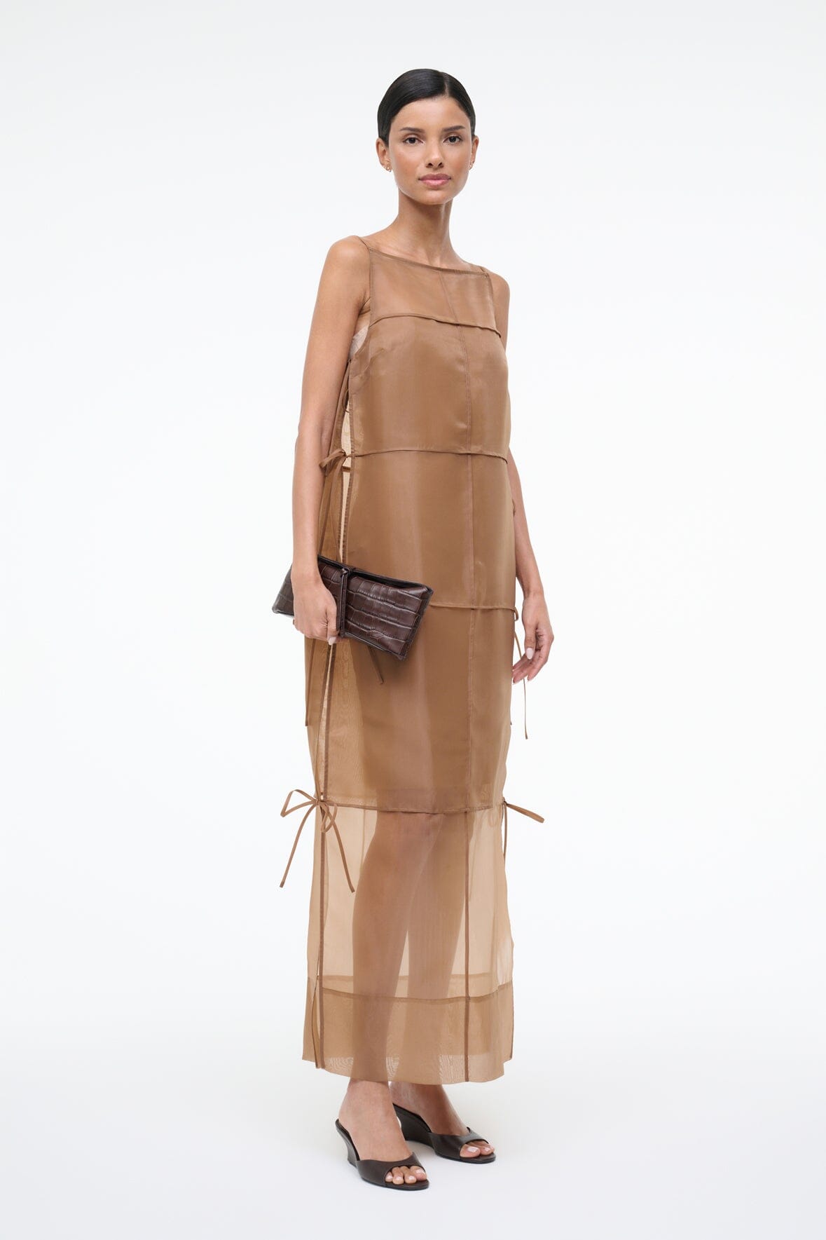 STAUD | Chandler Dress Walnut