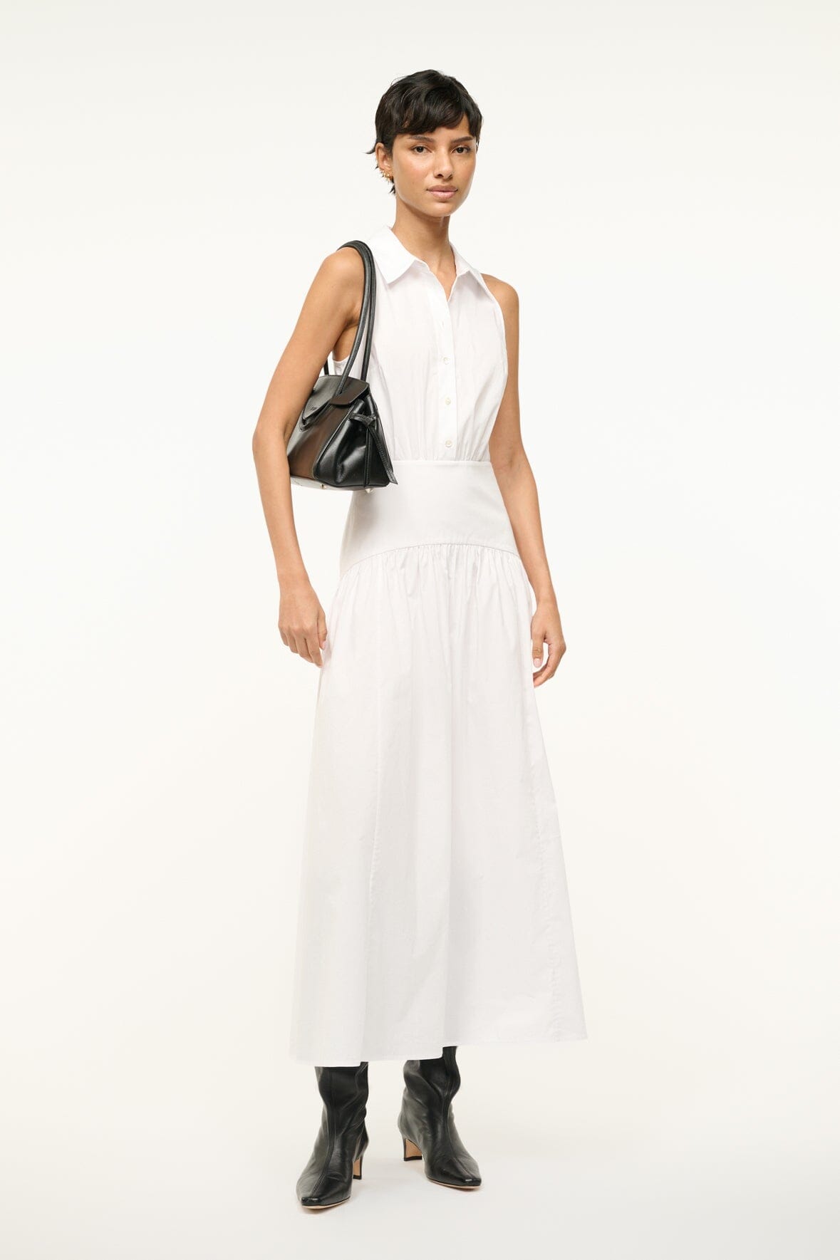 STAUD | Romy Dress White