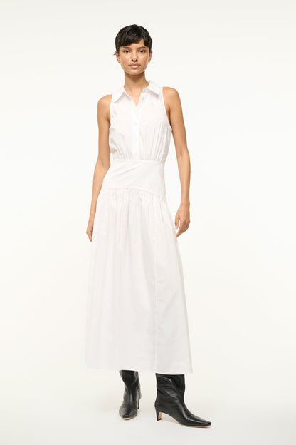 STAUD | Romy Dress White