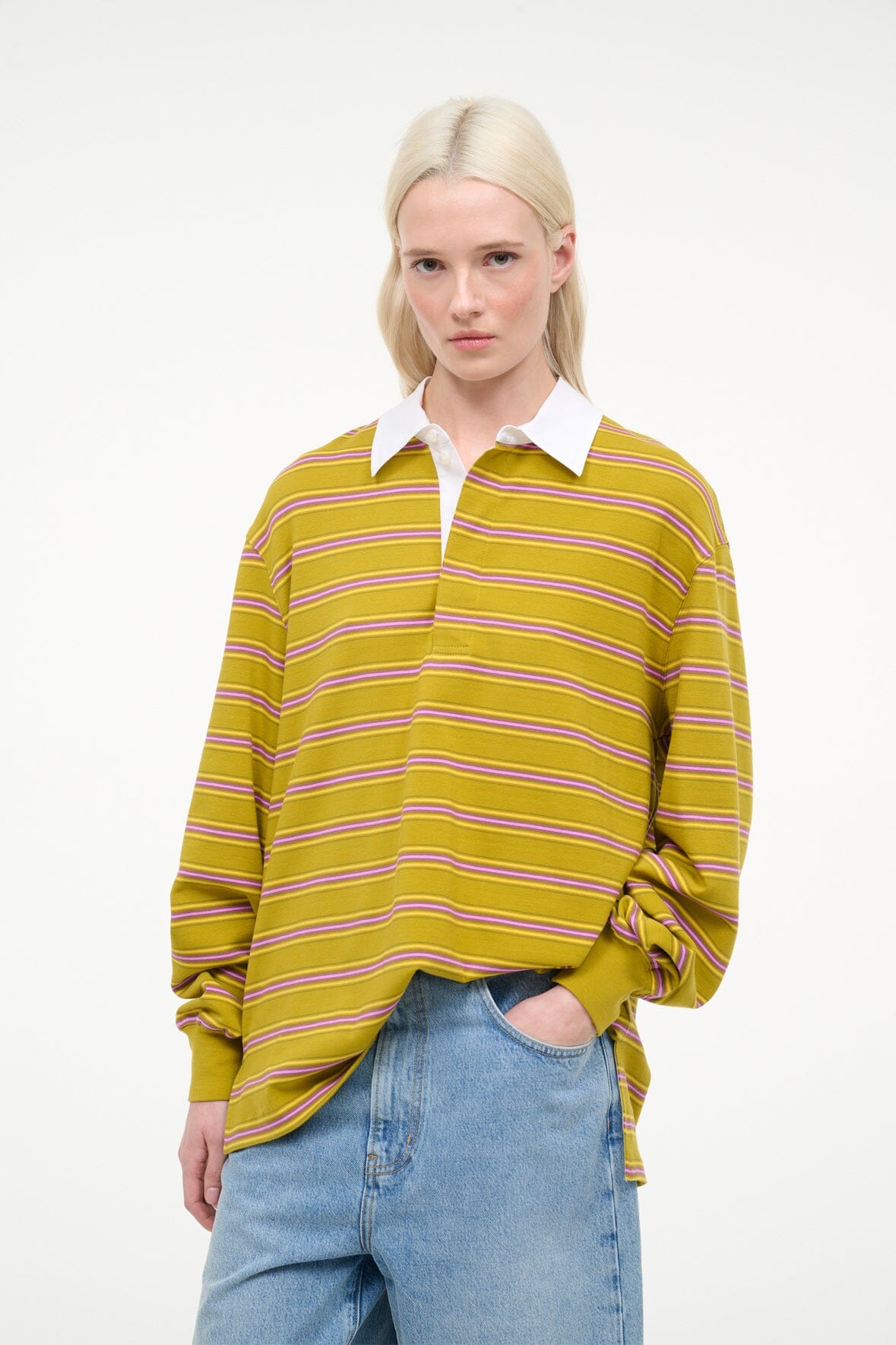 STAUD | Gavin Shirt Baja Stripe