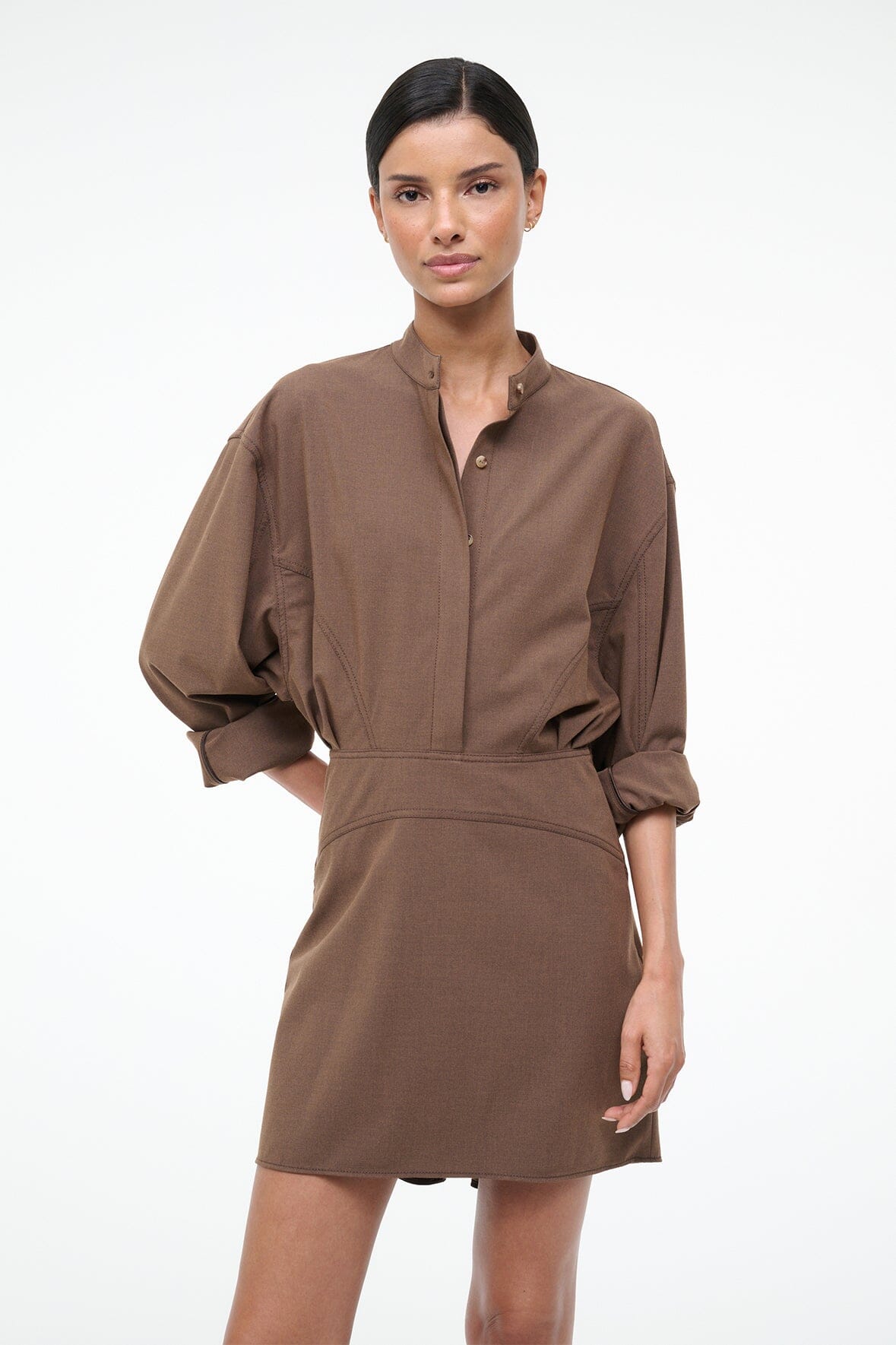 STAUD | Kiln Dress Nutmeg