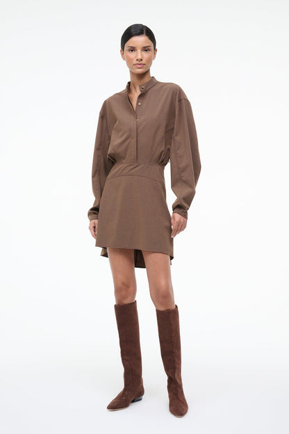 STAUD | Kiln Dress Nutmeg