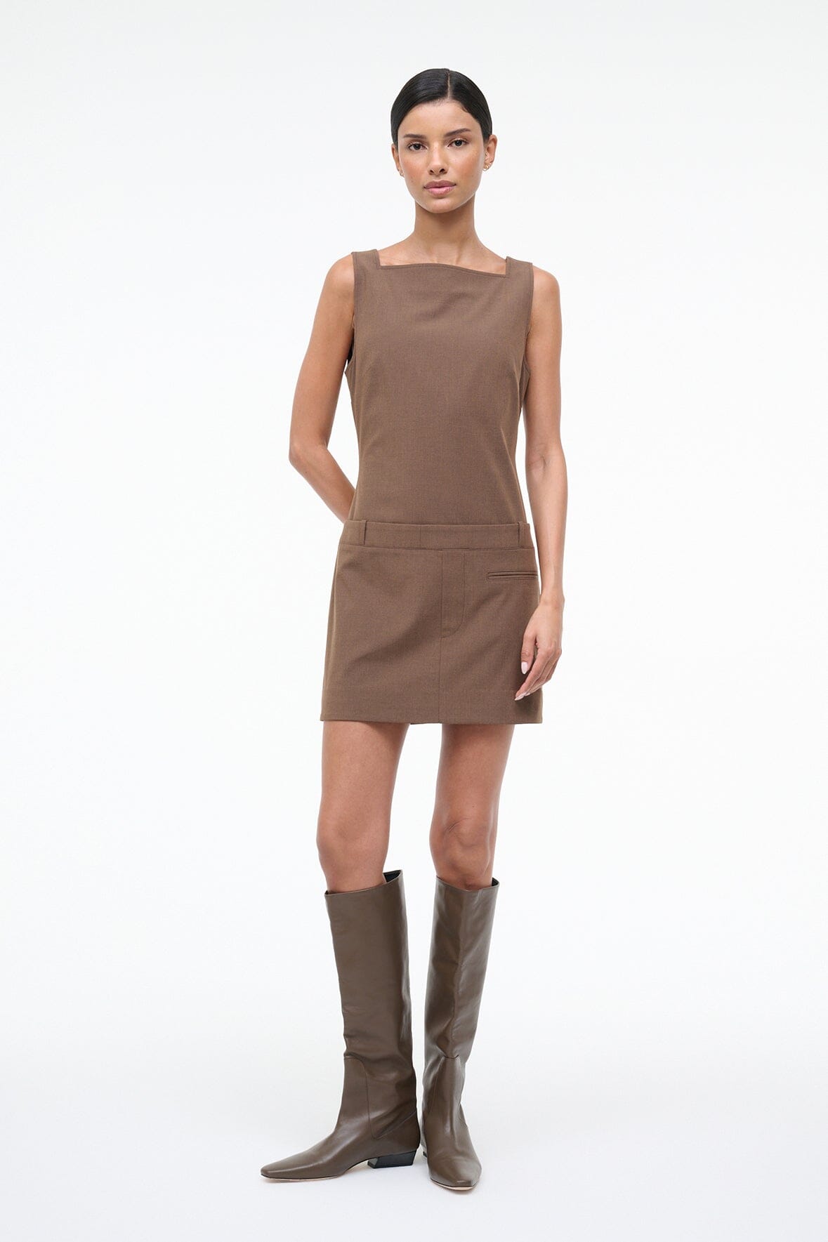 STAUD | Skyla Dress Nutmeg