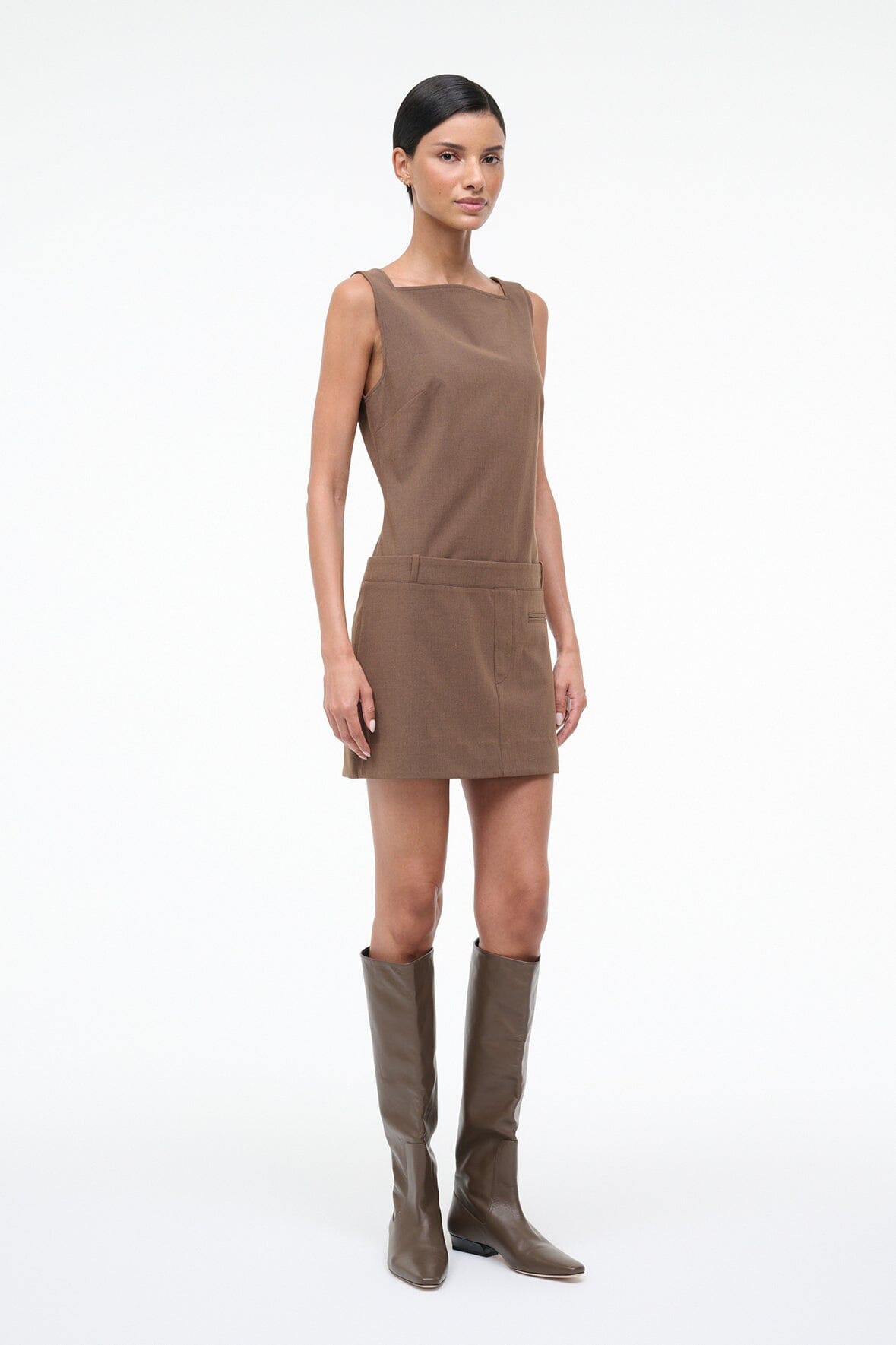 STAUD | Skyla Dress Nutmeg
