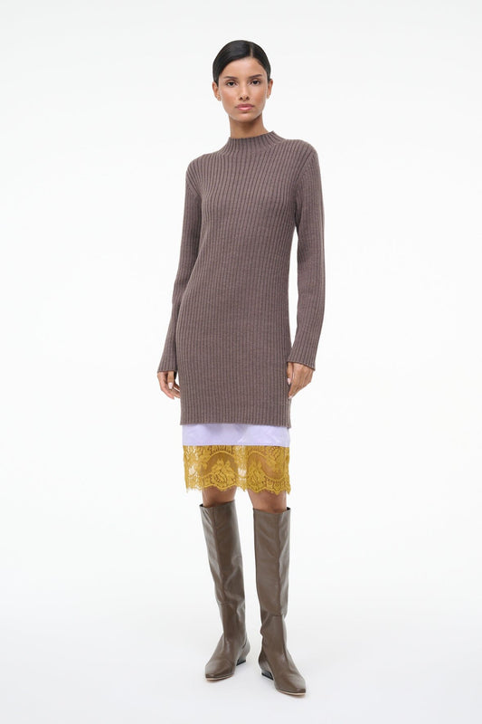 STAUD | Willow Sweater Dress Truffle