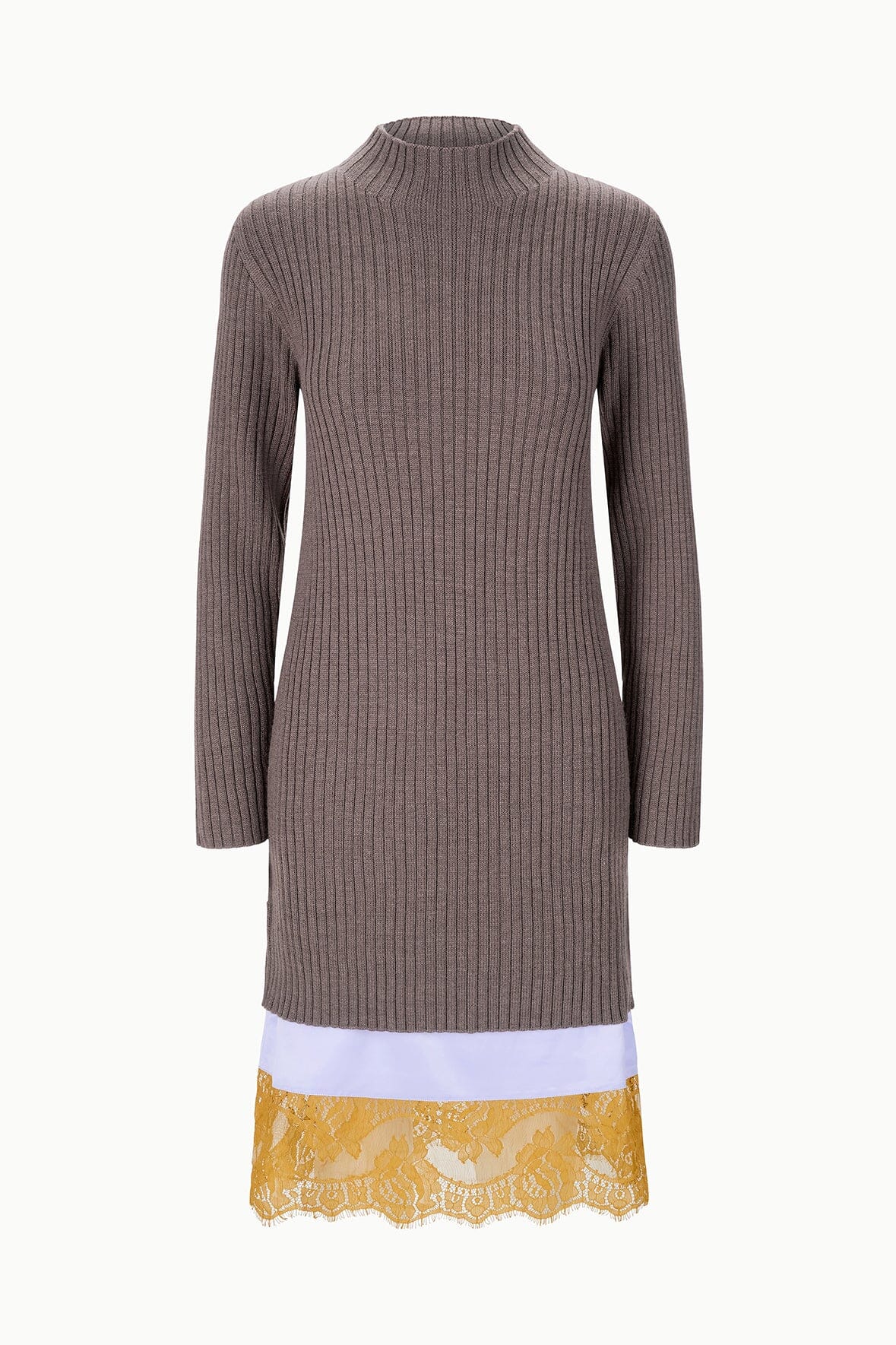 STAUD | Willow Sweater Dress Truffle