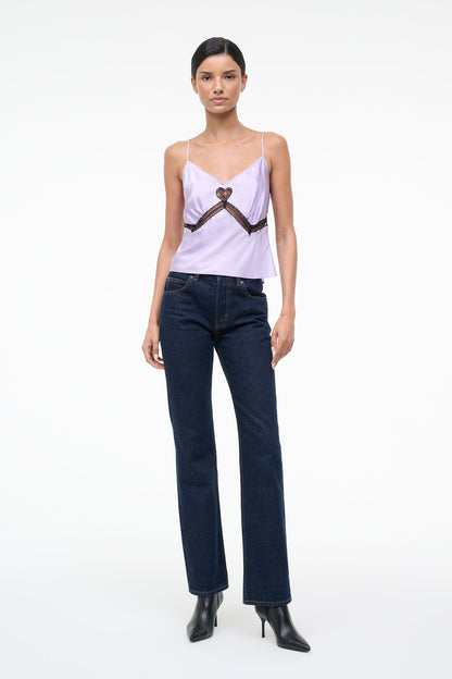 STAUD | Terra Silk Top Wisteria