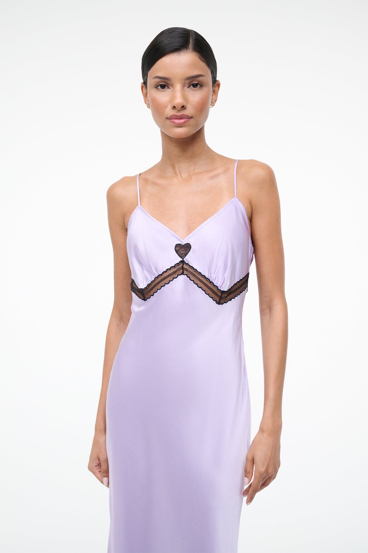 STAUD | Terra Silk Dress Wisteria