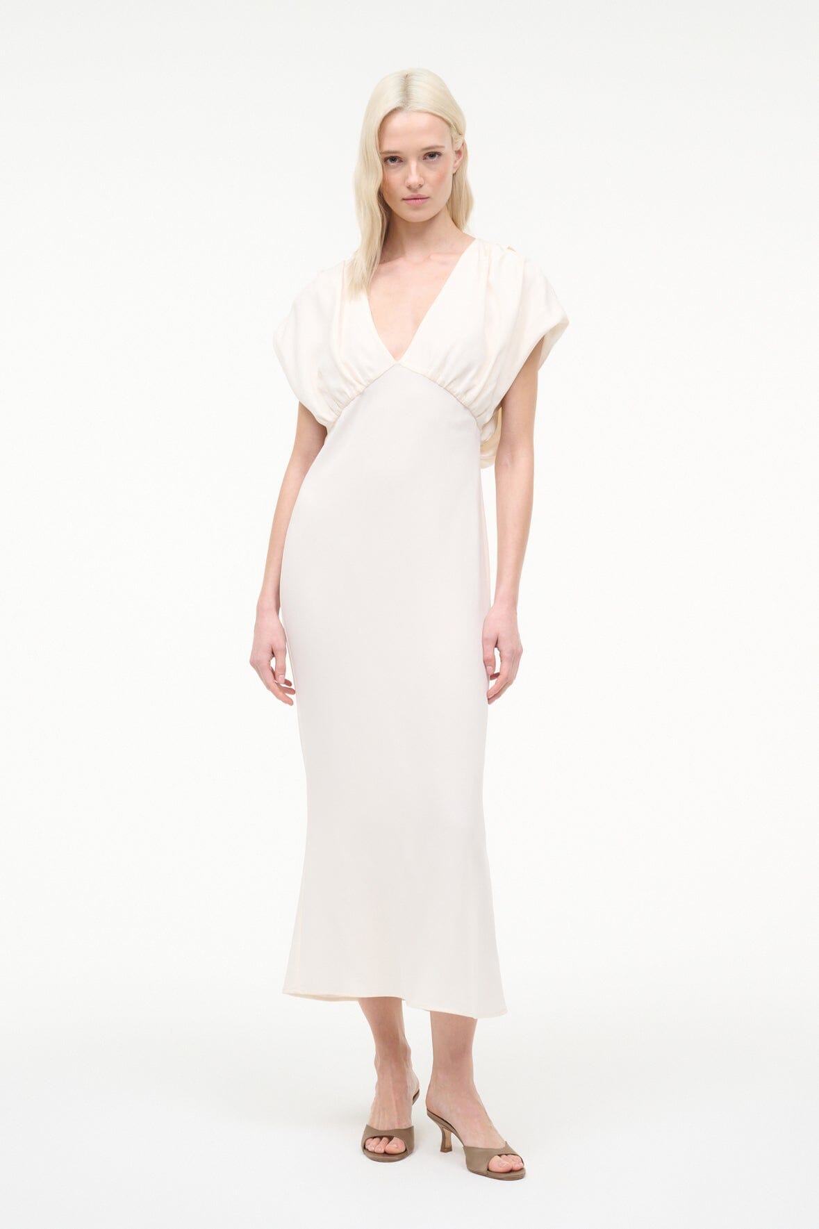 STAUD | Char Dress Ivory