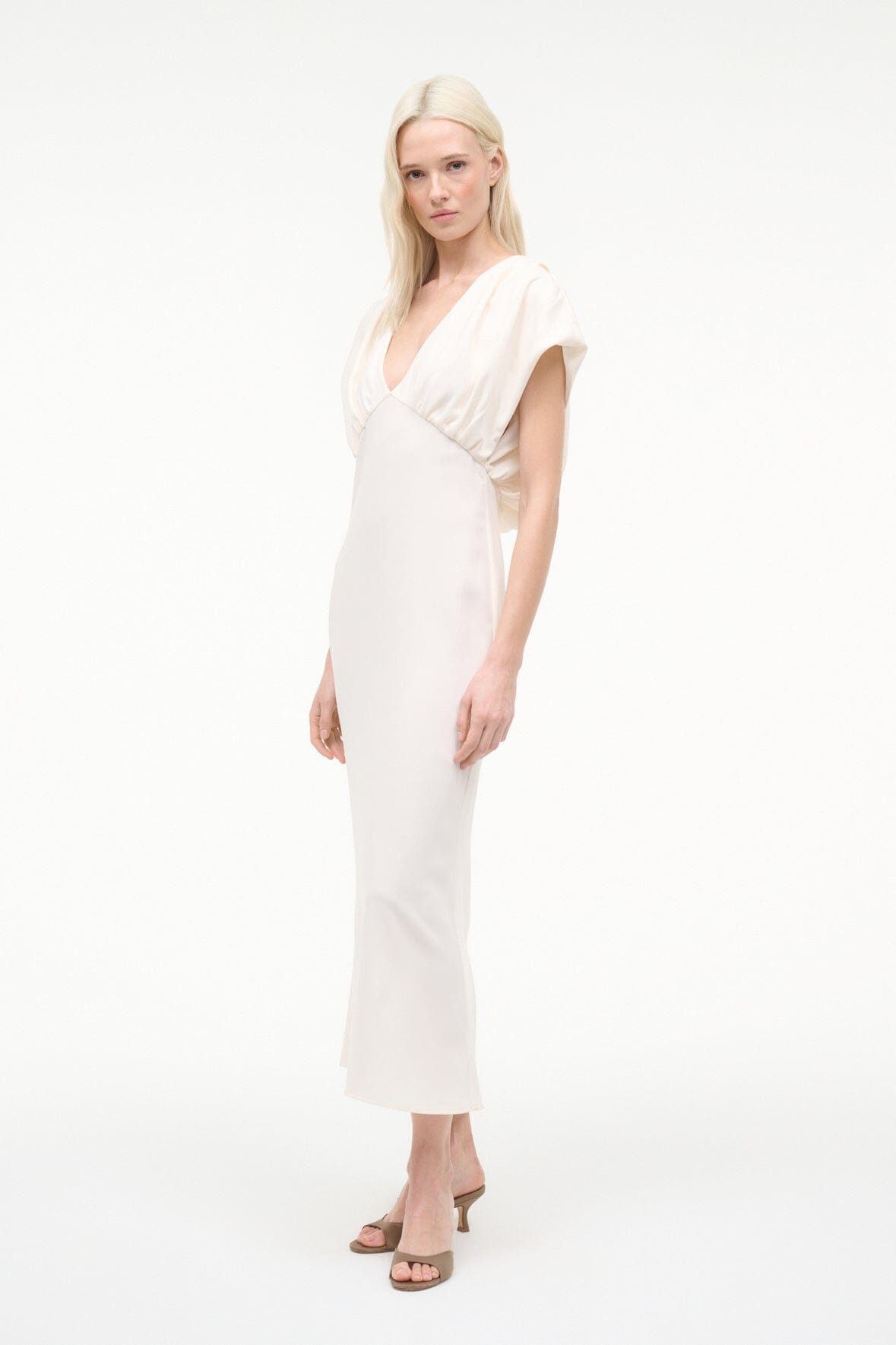 STAUD | Char Dress Ivory